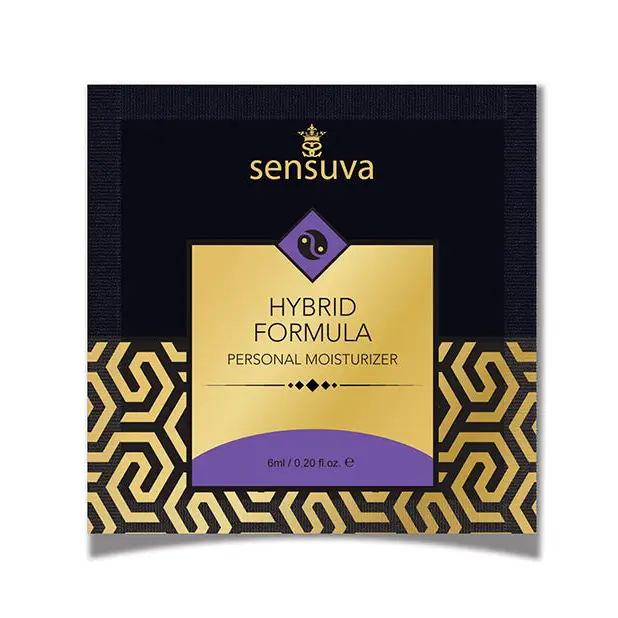 Sensuva Hybrid Personal Moisturizer Single Use Packet - Ml Unscented - Water Based Lubricant