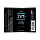 Sensuva ON Bold Delay Gel 1 oz. - Enhancers and Stimulants