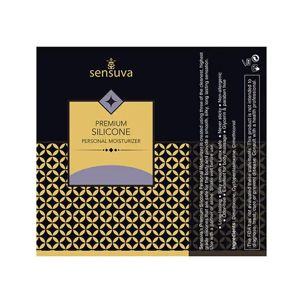 Sensuva Premium Silicone Personal Moisturizer - 1.93 Oz - Silicone Lubricant