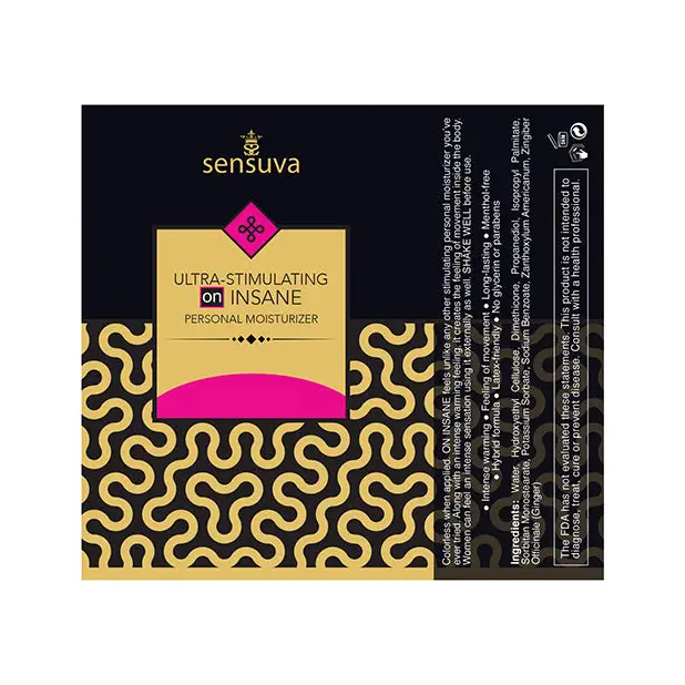 Sensuva Ultra-Stimulating ON Insane Personal Moisturizer 2 oz. - Clitoral Stimulant