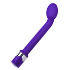 Sequin Series G-Spot Vibration Wand - Purple Plastic with White Tip for Ultimate Pleasure