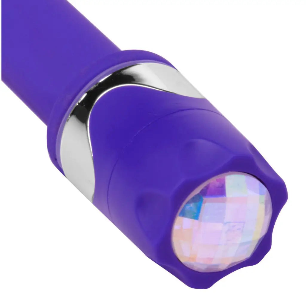 Sequin Series G-spot Vibration Wand – Purple Flashlight with White Light for Ultimate Pleasure