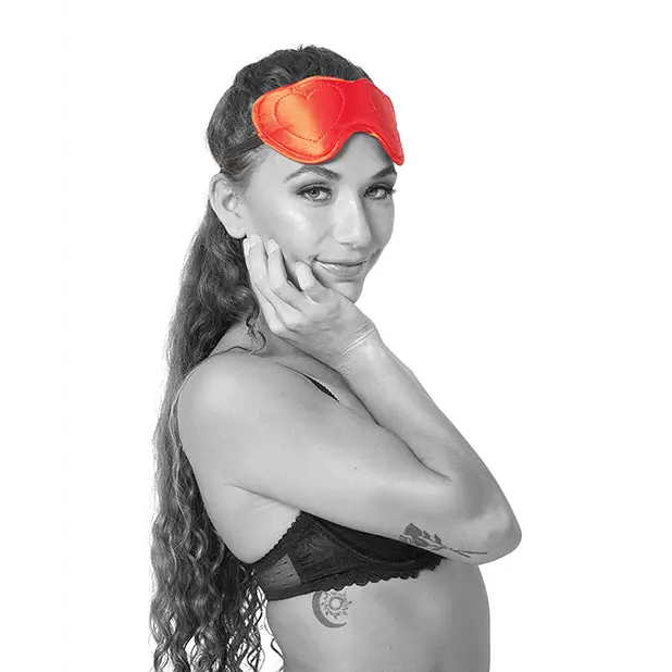 Sex & Mischief Amor Blindfold - Red - Blindfold