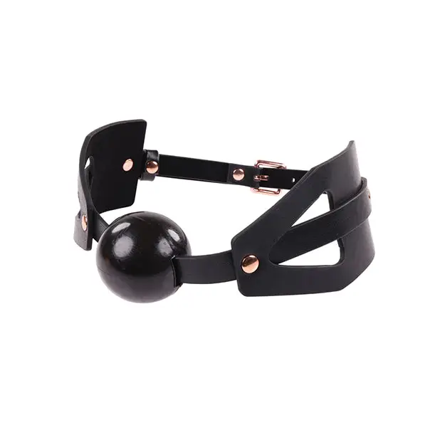 Sex & Mischief Brat Ball Gag - Black - Ball Gag