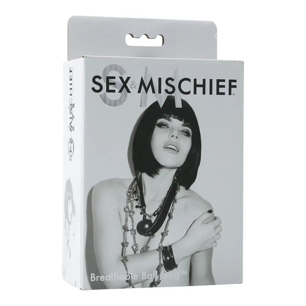 Sex & Mischief Breathable Ball Gag - Ball Gag