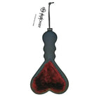 Enchanted Heart Paddle: Red Fur Heart-Shaped Flogger for Sensual Adventures