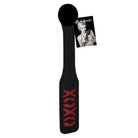 Sex & Mischief Impressions Xoxo Paddle: Black paddle with red ’XOXO’ text on handle