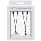 Sex & Mischief Nipple Clips Ruby Black - Nipple Clamp