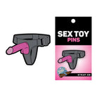 Sex Toy Strap On Pin - Enamel Pin