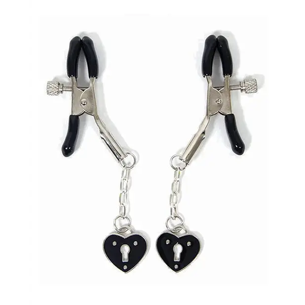 Sexy AF Nipple Clamps with Hearts - Nipple Clamp