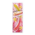 Shades Jelly Tpr Gradient Double Dong - Pink/yellow - Dongs & Dildos