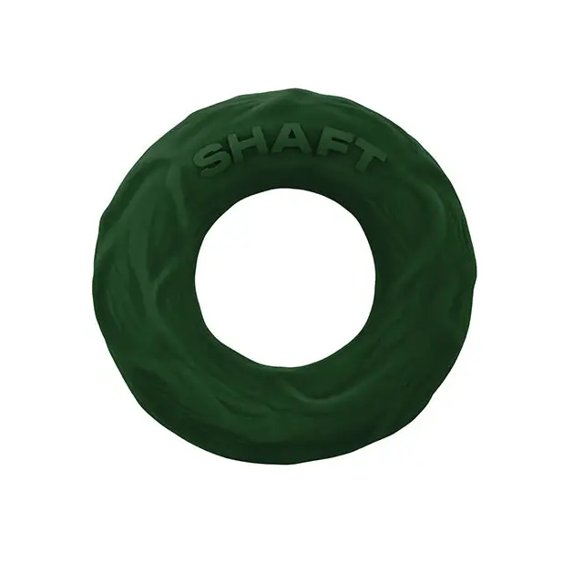 Green Shaft C-Ring Medium with engraved words, perfect for style and comfort