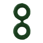 Shaft Double C-Ring Large Green - Green / Large - Cock Ring