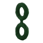 Shaft Double C-Ring Large Green - Green / Large - Cock Ring