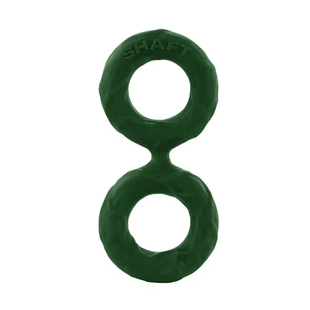 Shaft Double C-Ring Medium Green - Green / Medium - Cock Ring