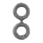 Shaft Double C-Ring Medium Grey - Gray / Medium - Cock Ring