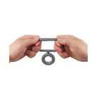 Shaft Double C-Ring Medium Grey - Gray / Medium - Cock Ring