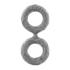 Shaft Double C-Ring Small Grey - Gray / Small - Cock Ring