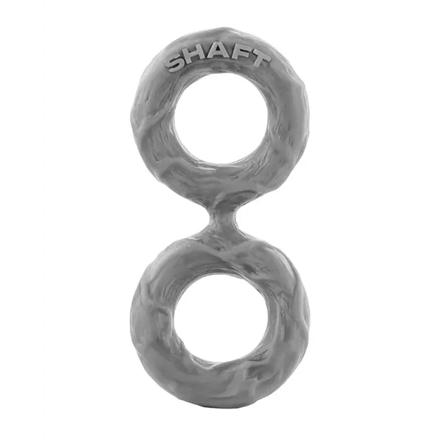 Shaft Double C-Ring Small Grey - Gray / Small - Cock Ring