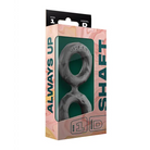 Shaft Double C-Ring Small Grey - Gray / Small - Cock Ring