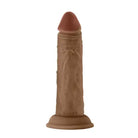 Realistic Shaft Model J Liquid Silicone 5.5 in. Dildo Oak with suction cup base