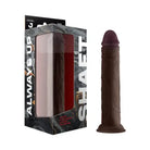 Shaft Model J Liquid Silicone 9.5 in. Dildo Mahogany - Realistic Dildo