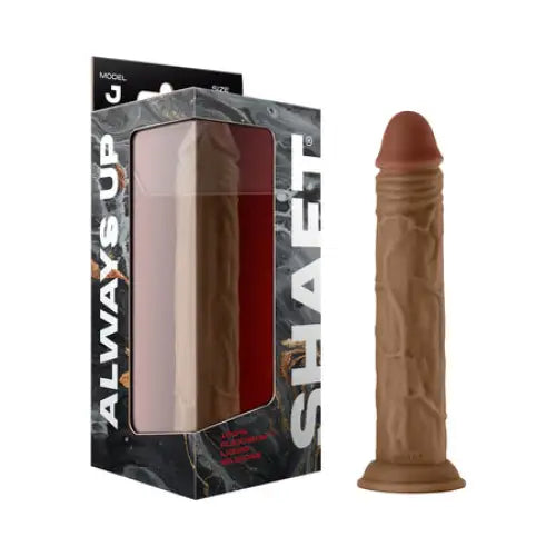 Shaft Model J Liquid Silicone 9.5 in. Dildo Oak - Dildos and Dongs