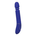 Shameless Slim Thumper: Blue silicone vibrator with metal ring for intense pleasure