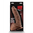 Shane Diesel Dual Density Silicone 10 in. Dildo - Caramel - Realistic Dildo