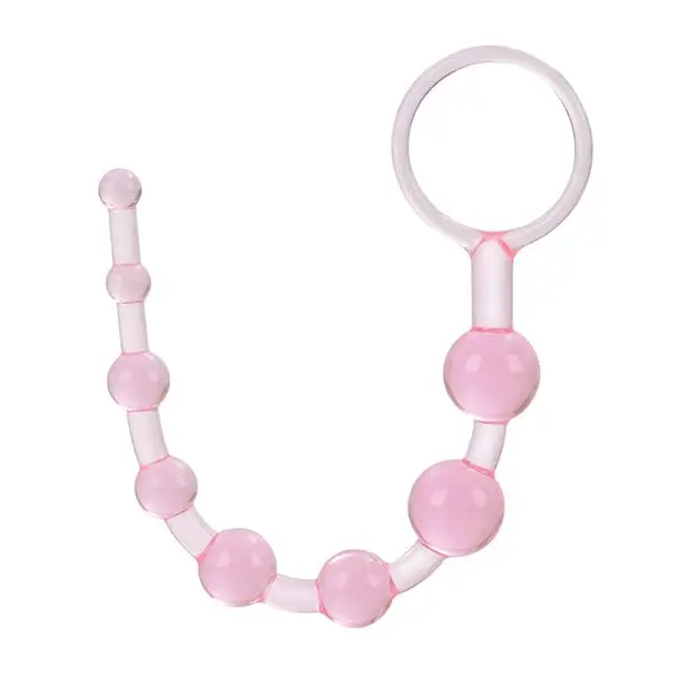 CalExotics Plug Pink Shane's World Anal 101 Intro Beads at the Haus of Shag