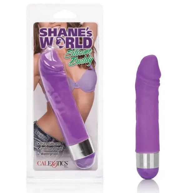 CalExotics Vibrator Shane's World Silicone Buddy - Purple at the Haus of Shag