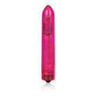 Shanes World Sparkle Bullet pink glass bottle with black cap in elegant design