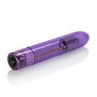 Purple glass pipe with black cap in Shane’s World Sparkle Bullet collection