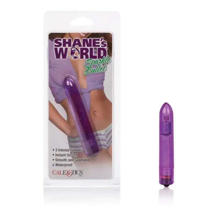 Close-up of Shane’s World Sparkle Bullet with a woman in a bra