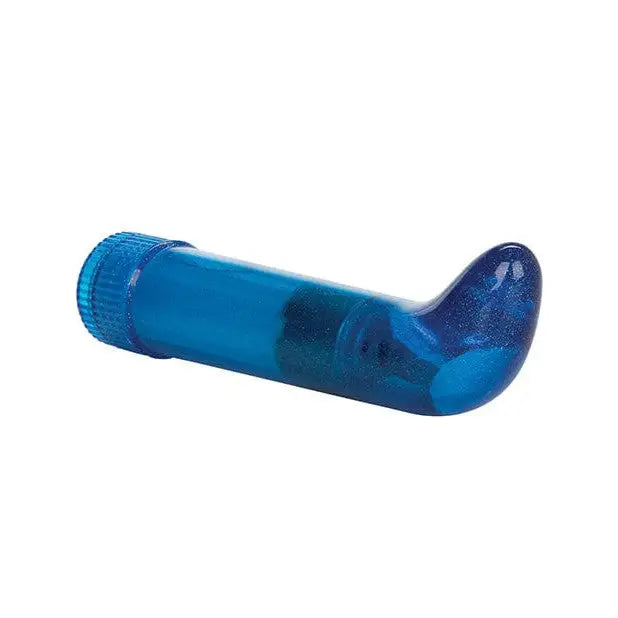 Blue pipe on white background from Shane’s World Sparkle G Vibe product line