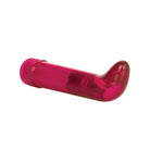 Pink plastic pipe on white background for Shane’s World Sparkle G Vibe product