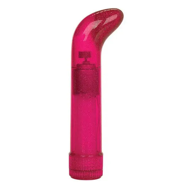 Shane’s World Sparkle G Vibe featuring a pink plastic penis with a shiny finish