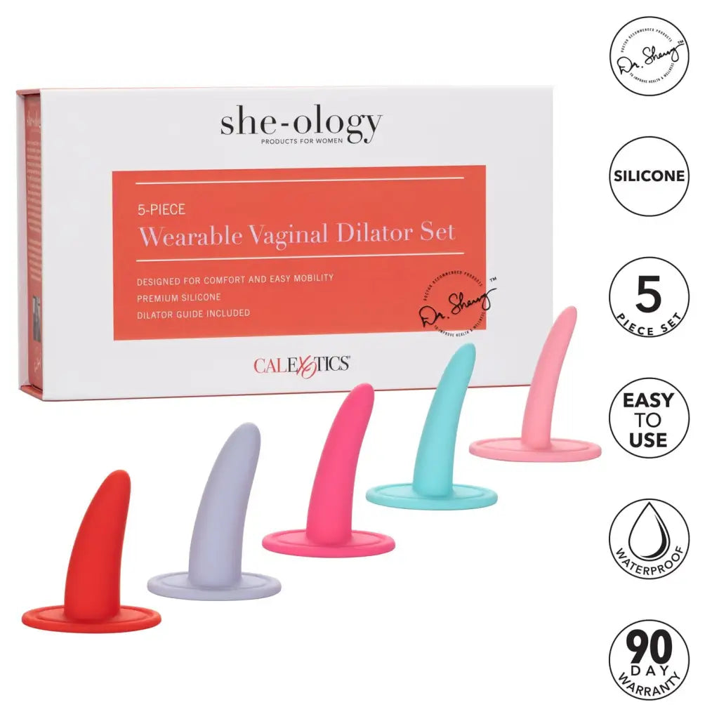 CalExotics Holiday Items She-ology 5pc Vaginal Dilator Set at the Haus of Shag