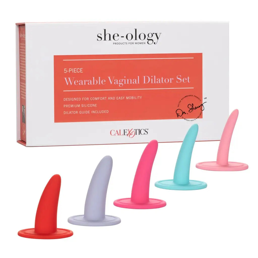 CalExotics Holiday Items She-ology 5pc Vaginal Dilator Set at the Haus of Shag