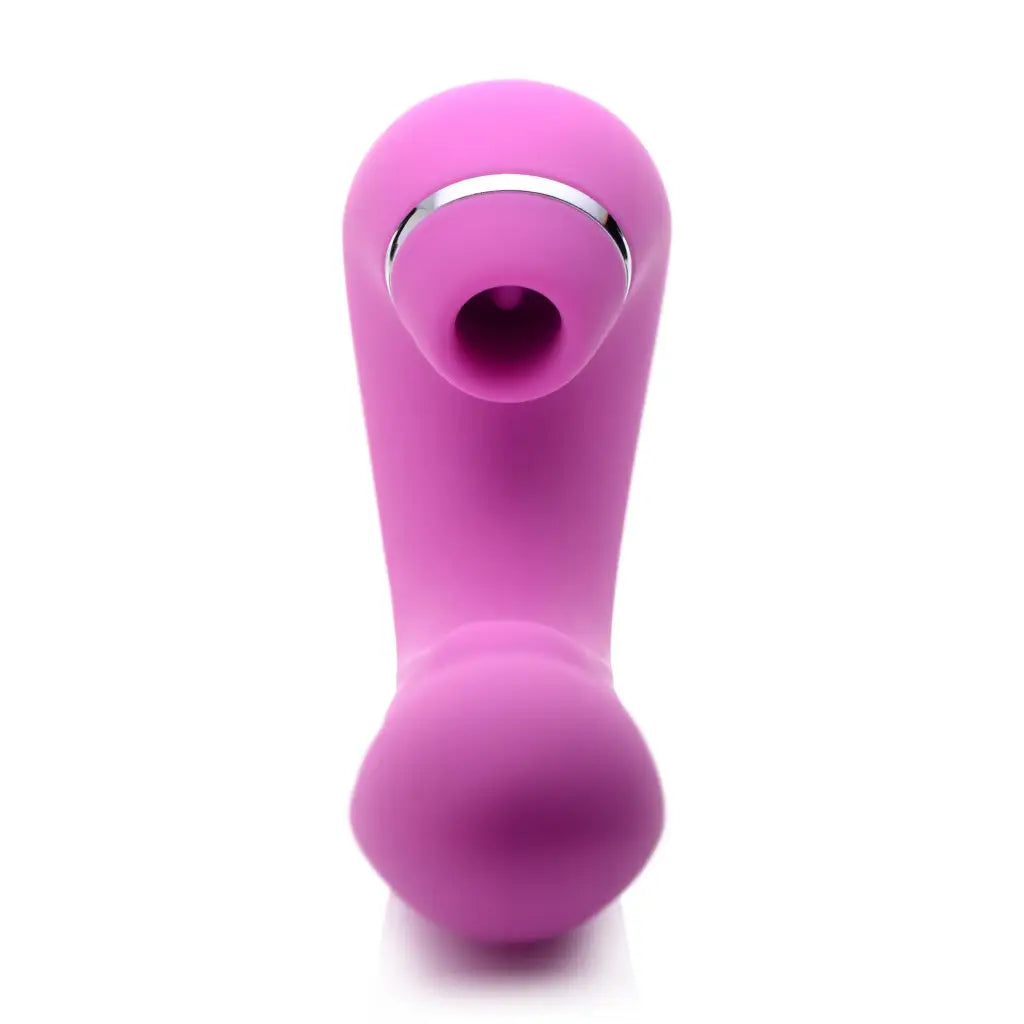 Shegasm 5 Star 10x Tapping G-spot Silicone Vibrator with curved shape and circular opening