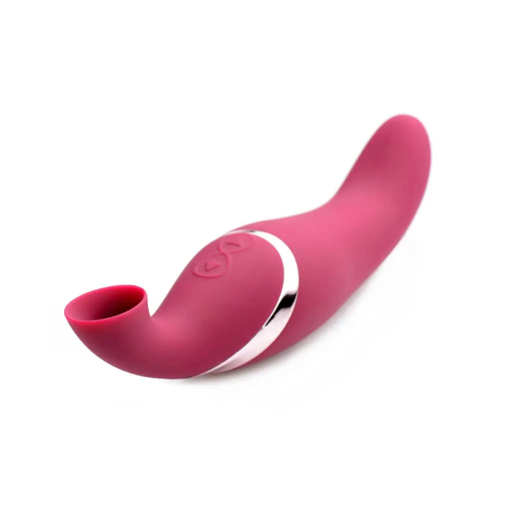 Shegasm Double Ended Vibrator Pink Shegasm Intense 2 In 1 Clit Stimulator at the Haus of Shag