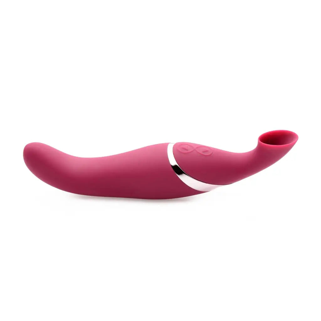 Shegasm Double Ended Vibrator Pink Shegasm Intense 2 In 1 Clit Stimulator at the Haus of Shag