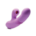 Shegasm Vibrator Purple Shegasm Pro Thrust Thrusting Suction Rabbit - Purple at the Haus of Shag