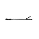 Short Riding Crop with Leather Loop Handle and Flexible Shaft - BLACK (20’)