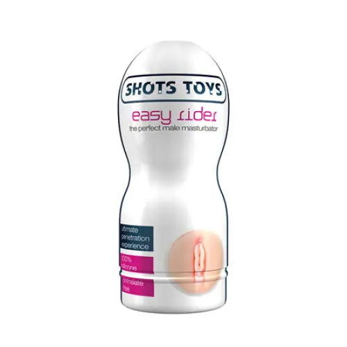 Shots Easy Rider Vagina Masturbator Beige - Manual Stroker