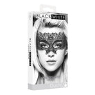 Shots America Lingerie - Packaged Princess Black Shots Ouch Black & White Lace Eye Mask at the Haus of Shag