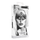 Shots America Lingerie - Packaged Queen Black Shots Ouch Black & White Lace Eye Mask at the Haus of Shag