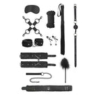 Shots Ouch Intermediate Bondage Kit - Black - Ball Gag