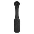 Shots Ouch Slut Paddle - Black: Premium black leather with long handle and flat surface