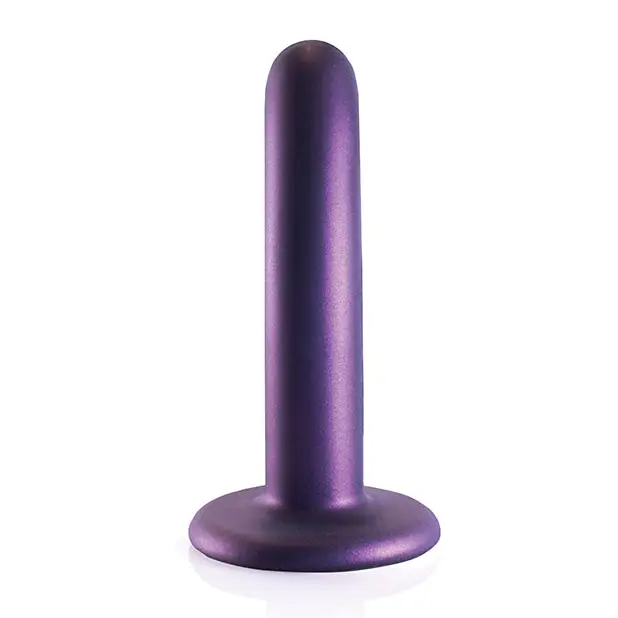 Shots Ouch! Smooth Silicone 5 in. G-Spot Dildo Rose Gold - Realistic Dildo